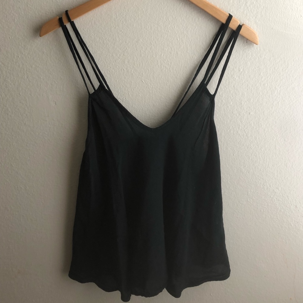 Brandy Melville Strappy Black Tank